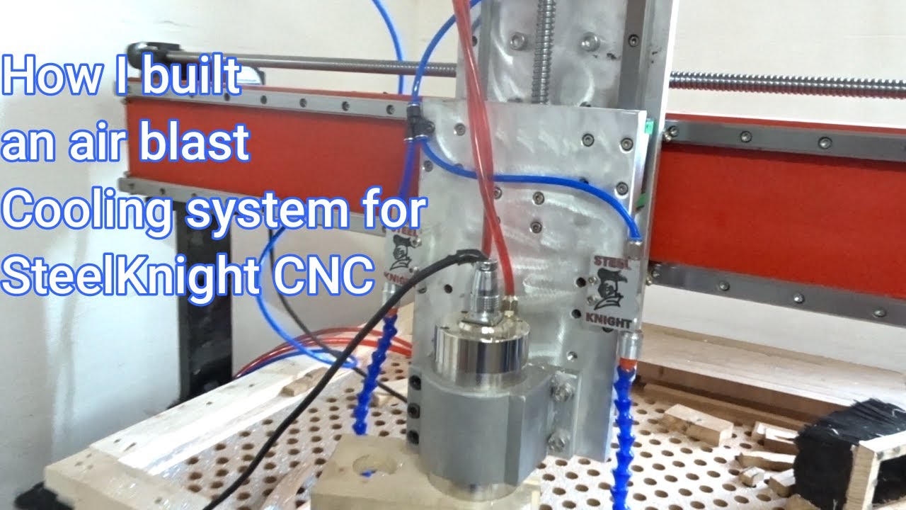 DIY AIR BLAST system for CNC milling