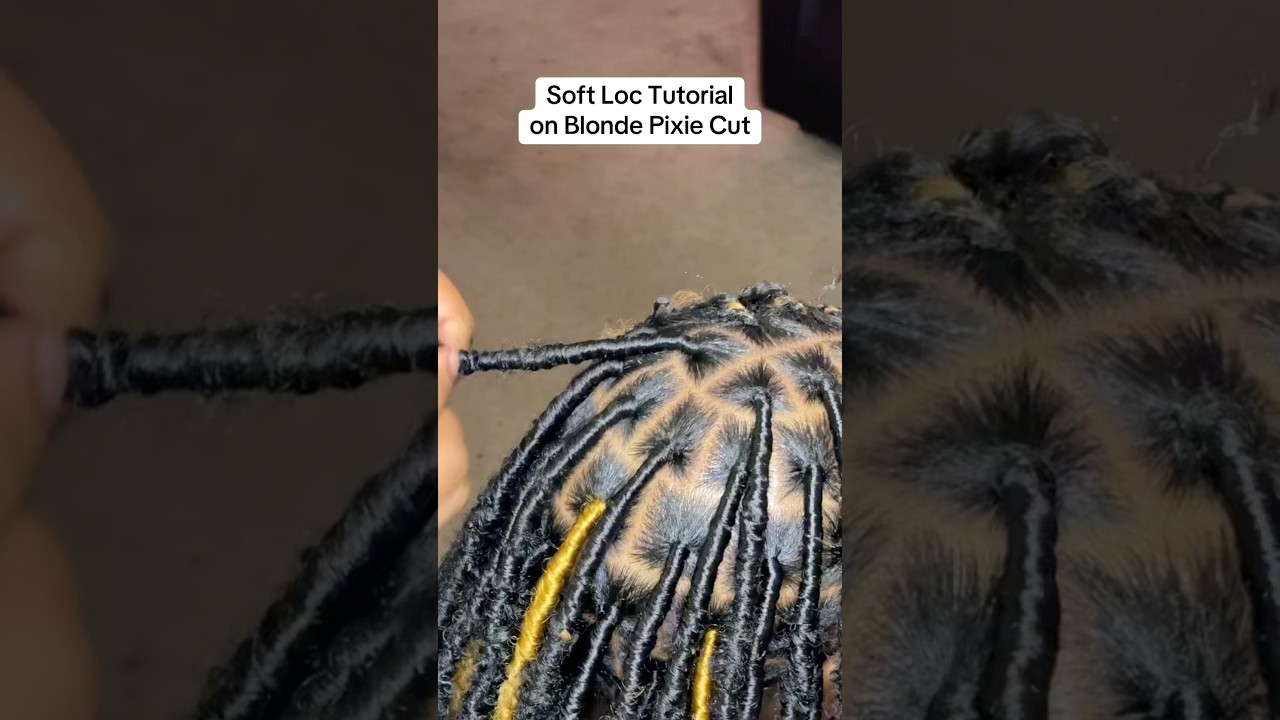 Soft Loc Tutorial 😍🔥🔥🔥 #softlocs #howto #softloctutorial #locs #loctutorial #braider #knotless