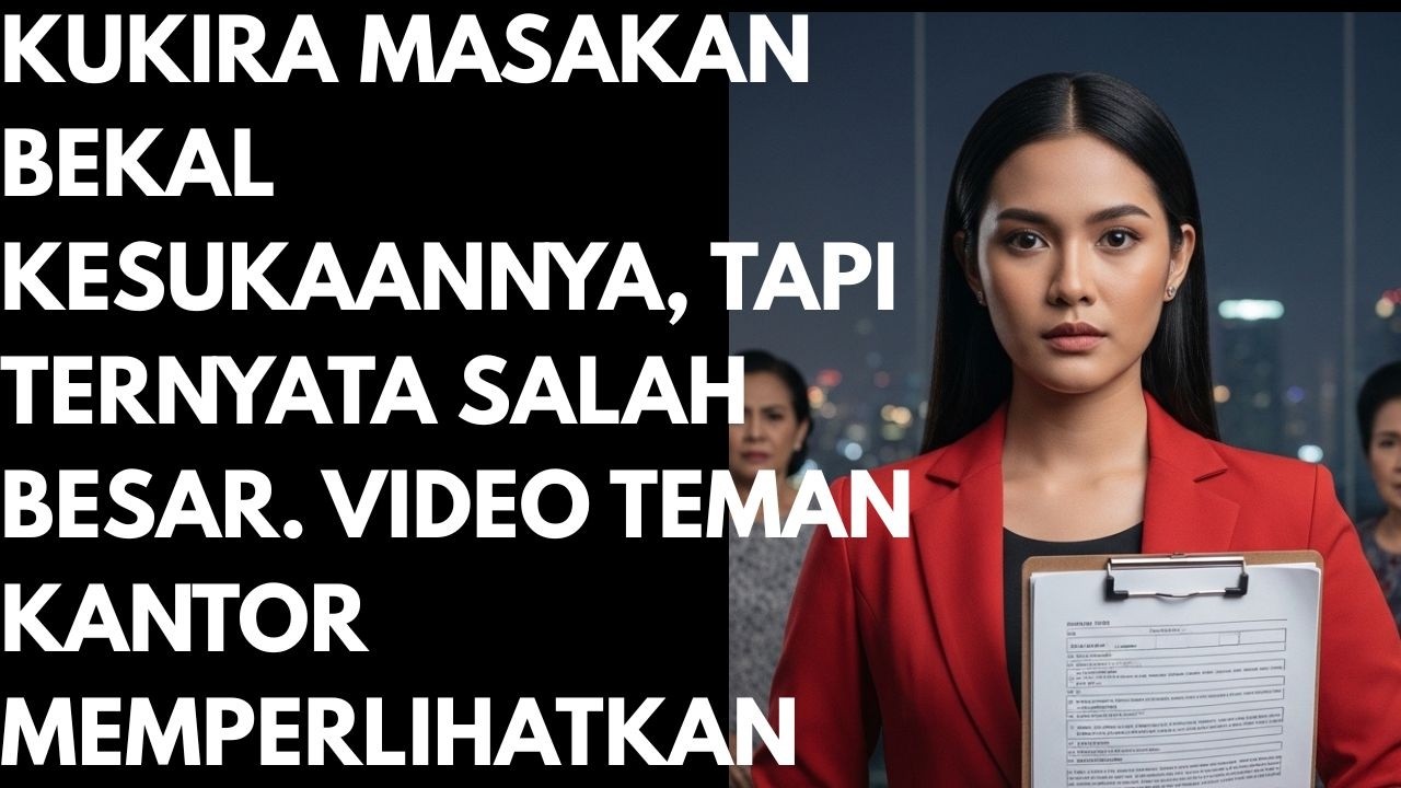 KU KIRA MASAKAN BEKAL KESUKAAN NYA, TAPI TERNYATA SALAH BESAR, VIDEO TEMAN KANTOR MENJAWAB SEMUANYA