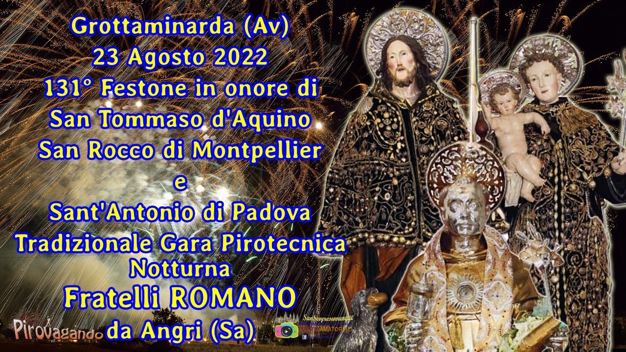 131° FESTONE 2022 ♥ Pirotecnica Fratelli ROMANO ♥ GROTTAMINARDA (Av)