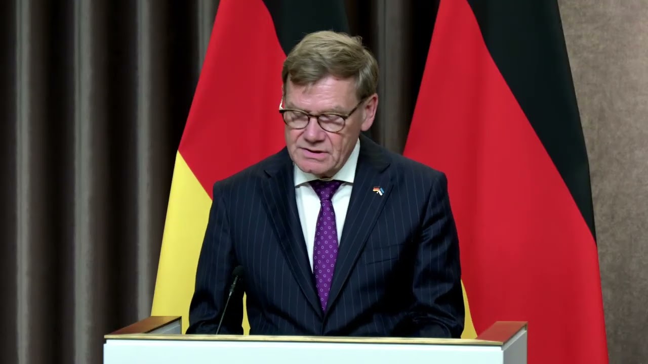 Joint press conference of Foreign Ministers of Estonia and Germany (broadcast in Estonian language)