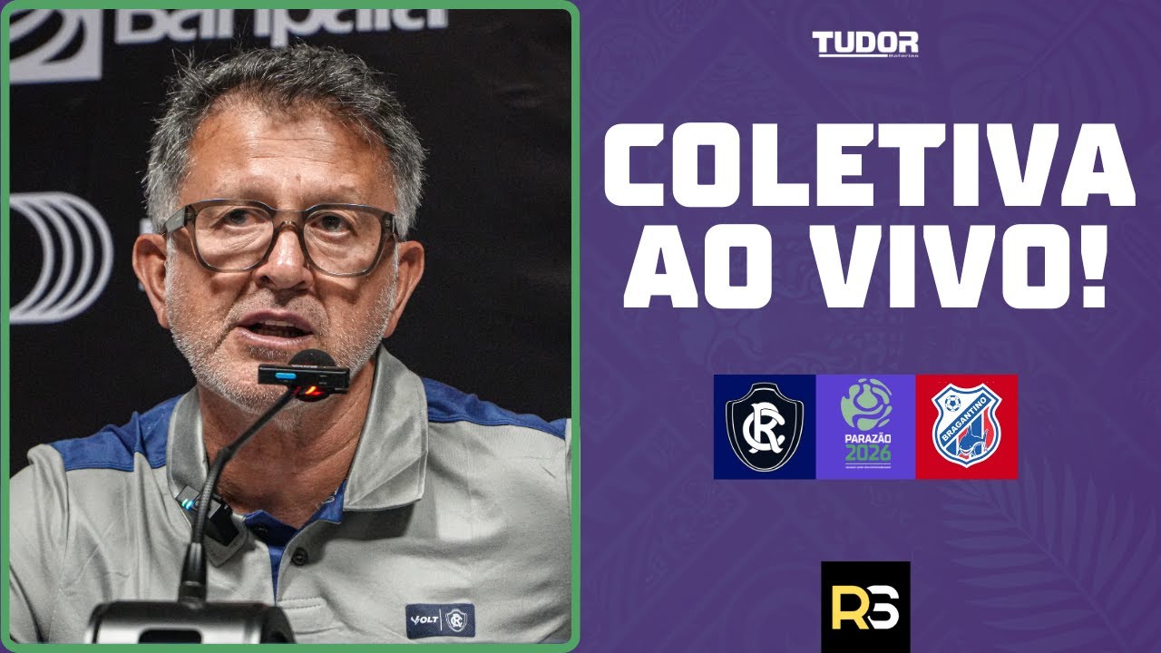 🔴 AO VIVO: Pós-jogo coletiva de imprensa de Juan Carlos Osorio | Remo x Bragantino