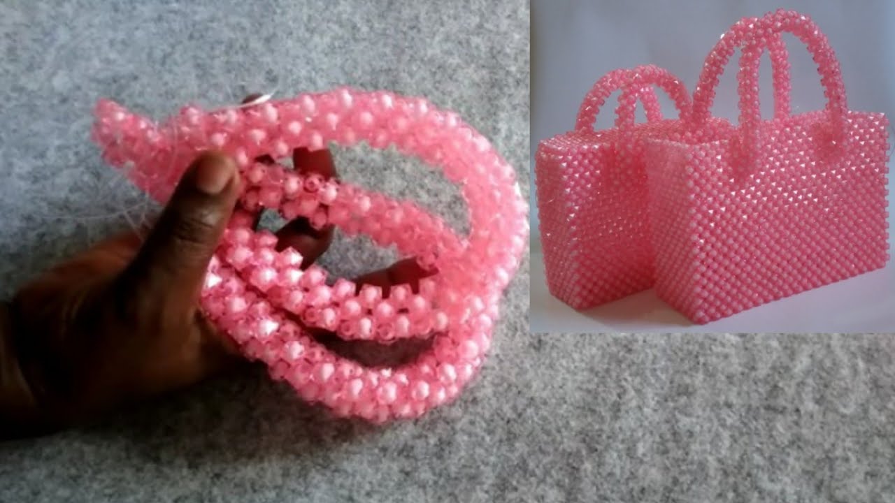 Beaded bag handle || Creating and attaching handle to your beaded bag