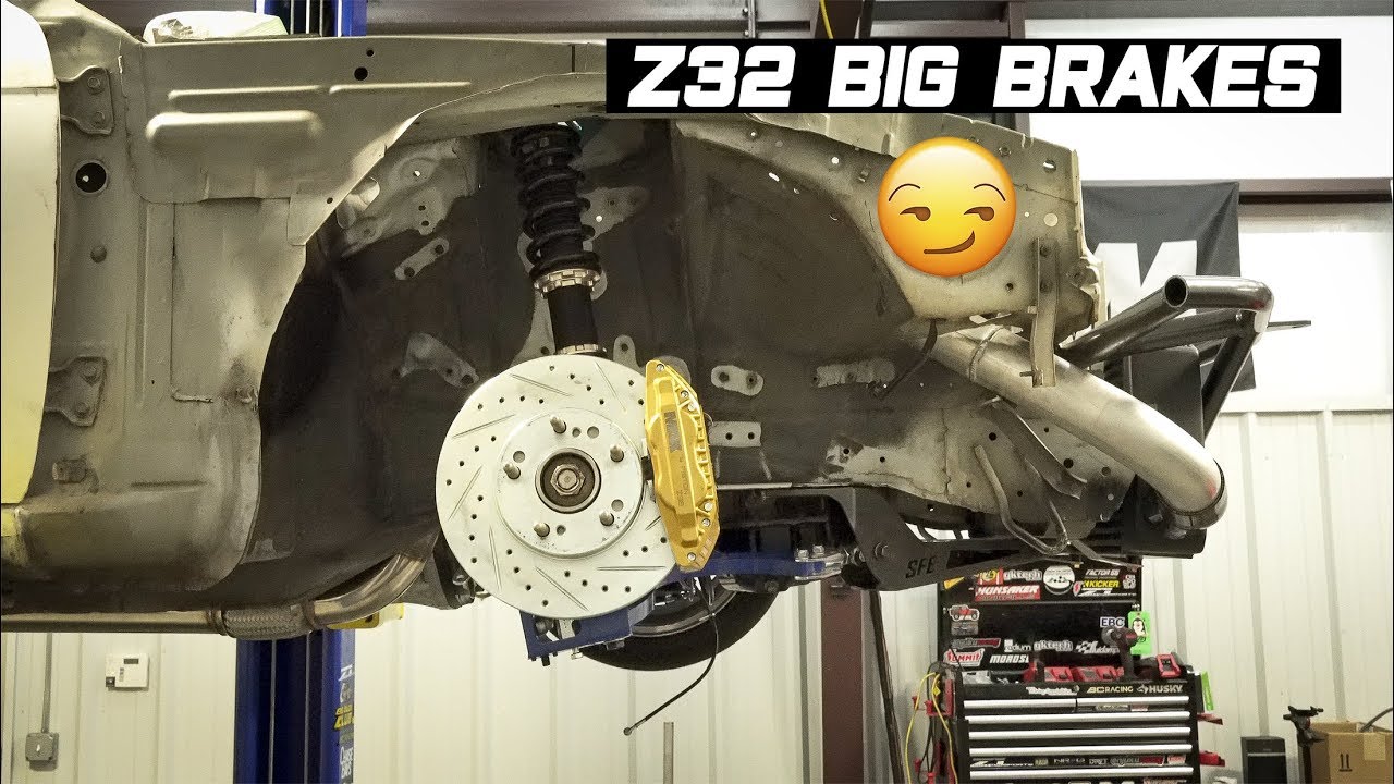 NEW Z32 Big Brake Upgrade 240sx S14 Drift Car! SO SICK