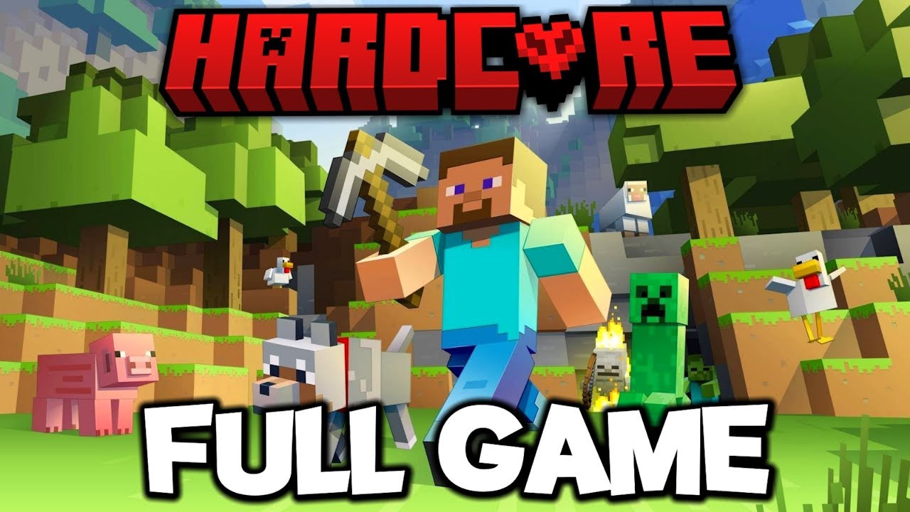 Minecraft Hardcore - FULL GAME Walkthrough - No Commentary