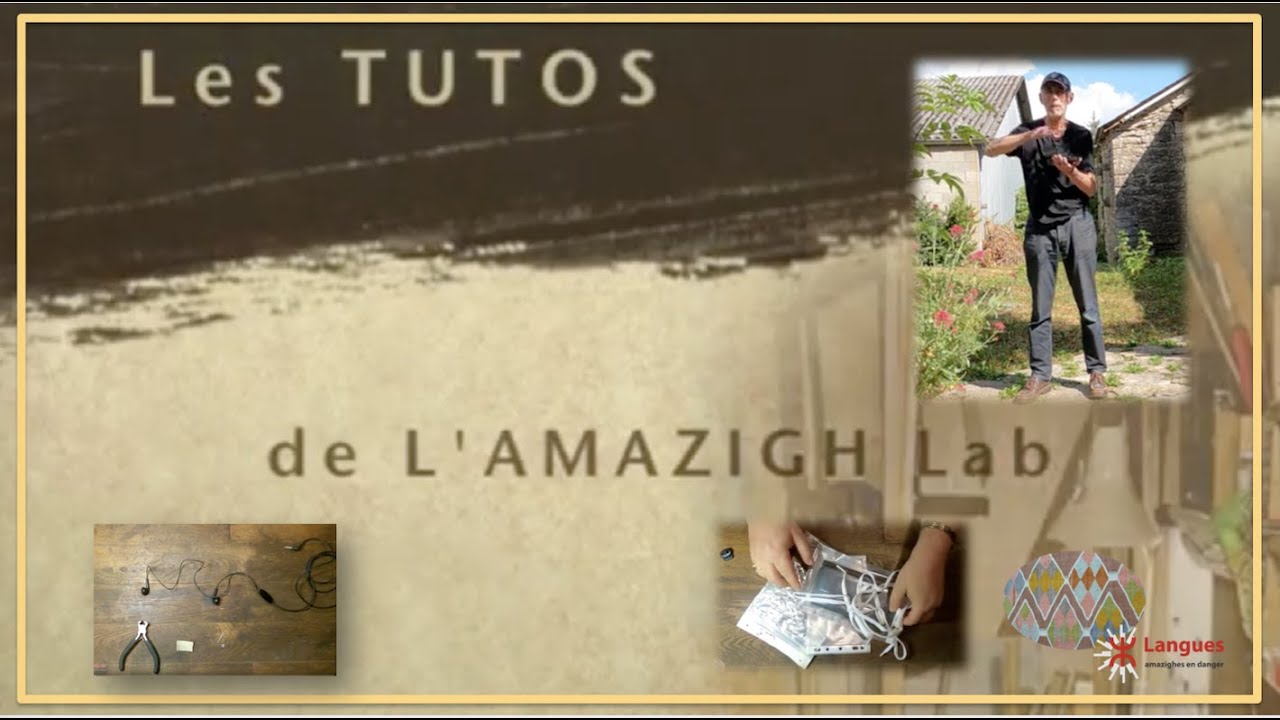 Fabriquer un micro-cravate, une bonnette, une pochette | Amazigh Lab #DIY #Auto-Documentation