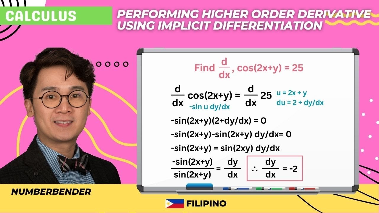 Higher order derivative Using Implicit Differentiation and Tangent Lines | Calculus | Paano?