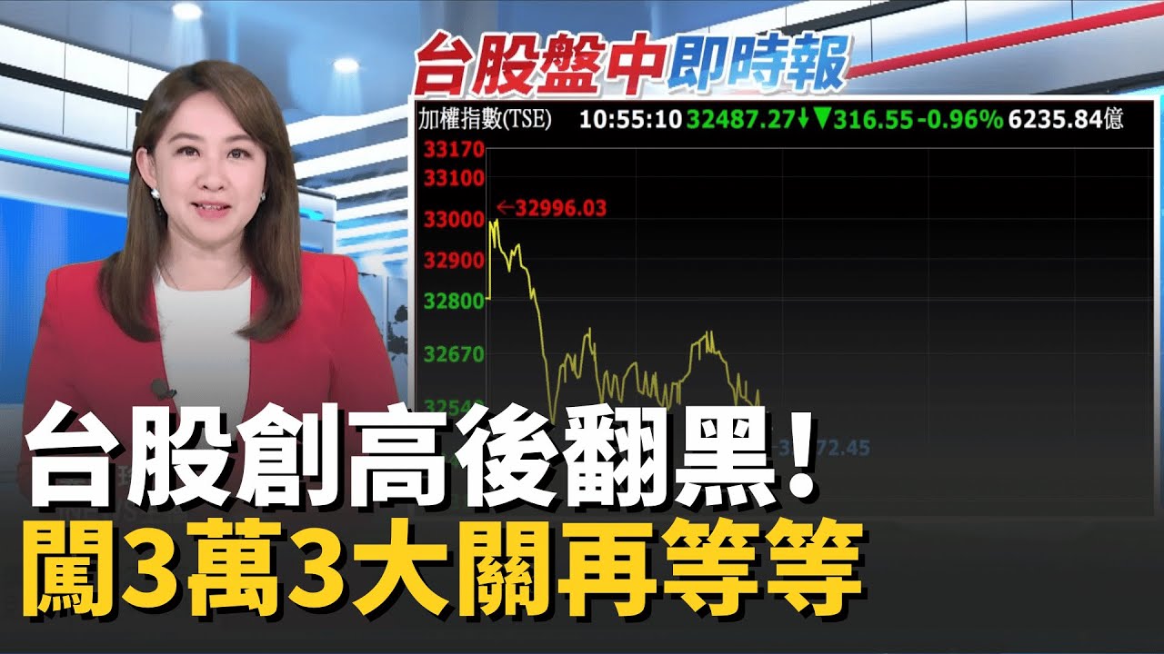 好買點來了?! 台股創高後翻黑 3萬3再等等 傳中國開放輝達H200 童子賢:成為大國手段｜台灣要聞20260129｜三立iNEWS