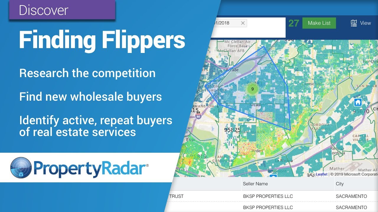 Finding Flippers using PropertyRadar