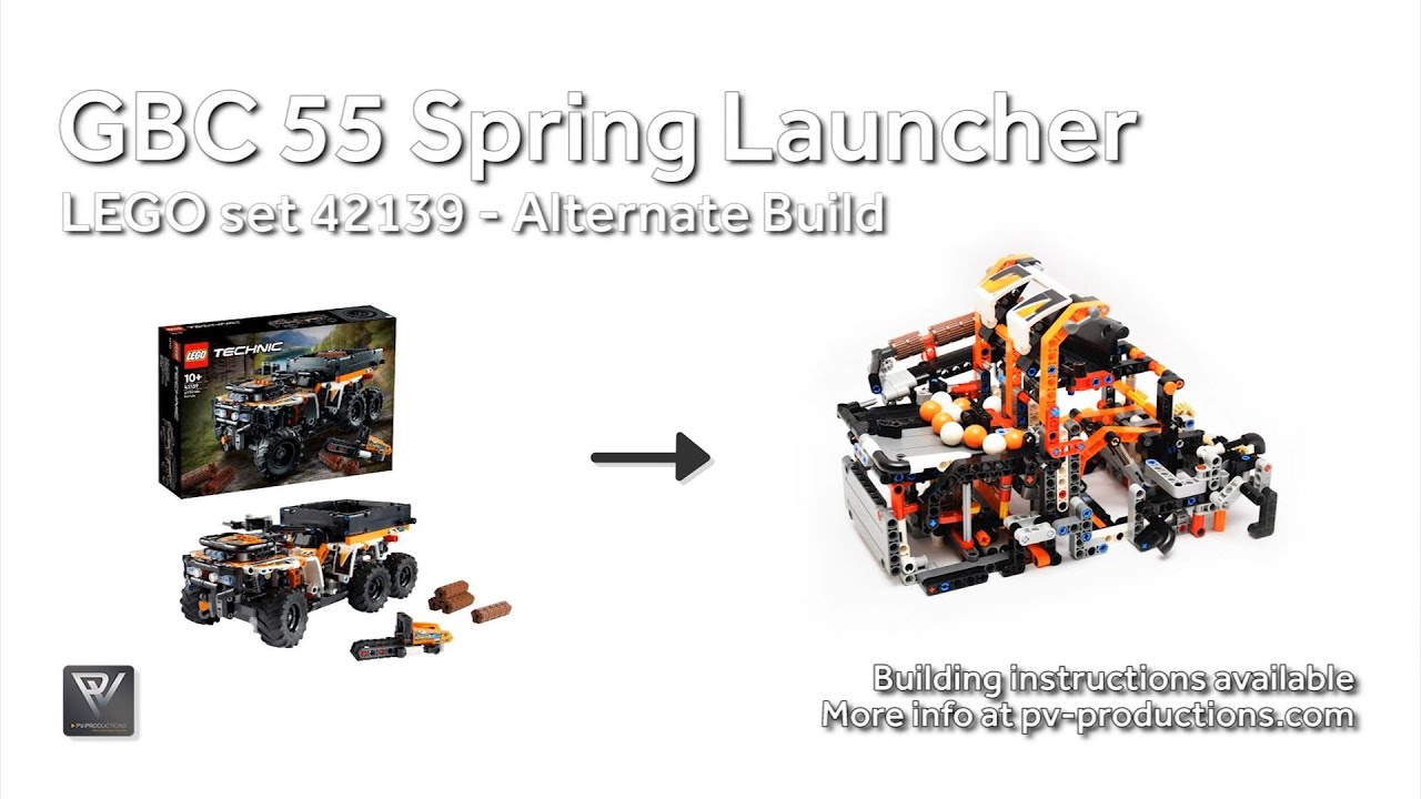 GBC 55 Spring Launcher - Building Instructions Alternate Build - 42139 All-Terrain Vehicle