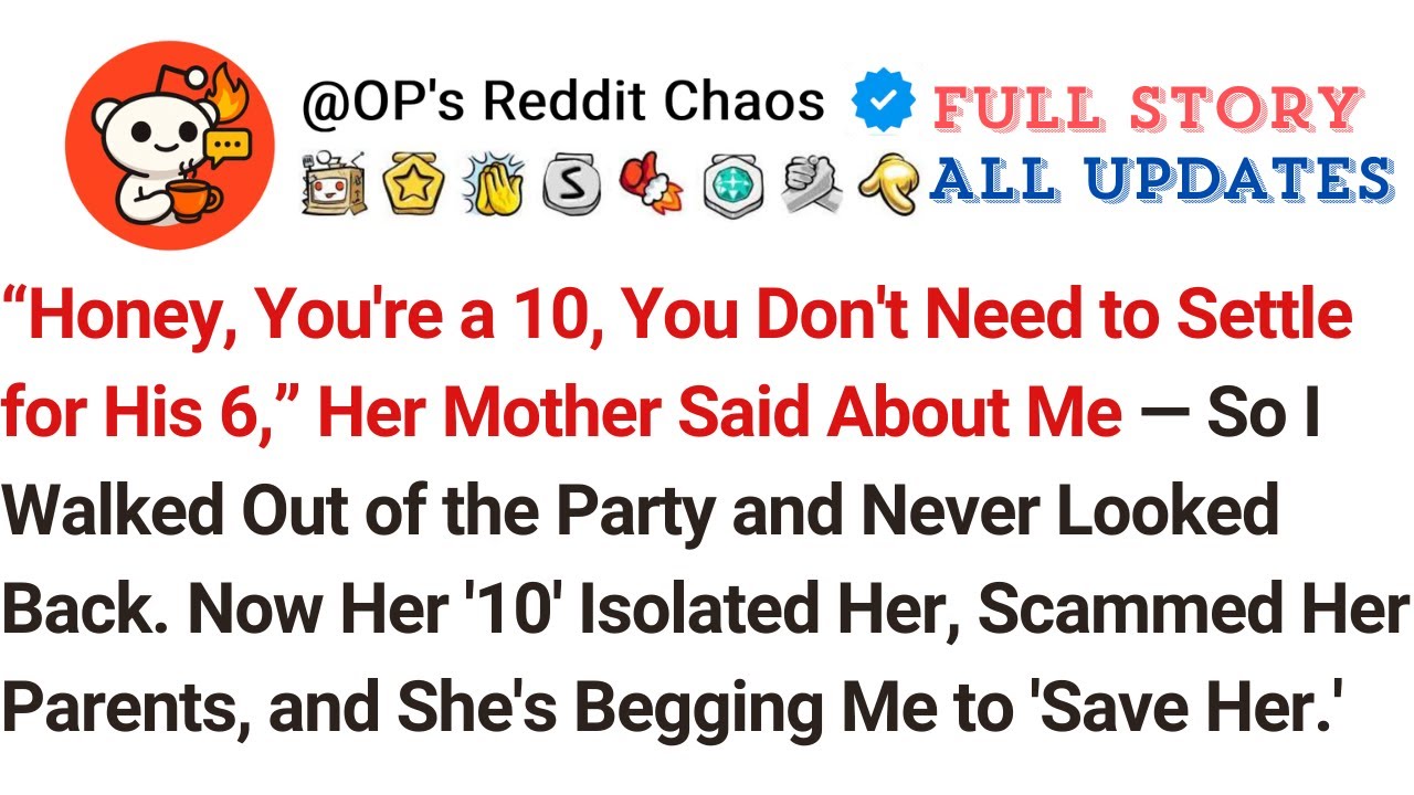 “Honey, You're a 10, You Don't Need to Settle for His 6,” Her Mother Said About Me — So I Walked...
