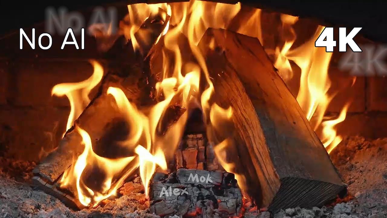 The Most Relaxing Videos р.27 - quiet, soft, unhurried fire, cozy fire. Fireplace 4K ULTRA HD
