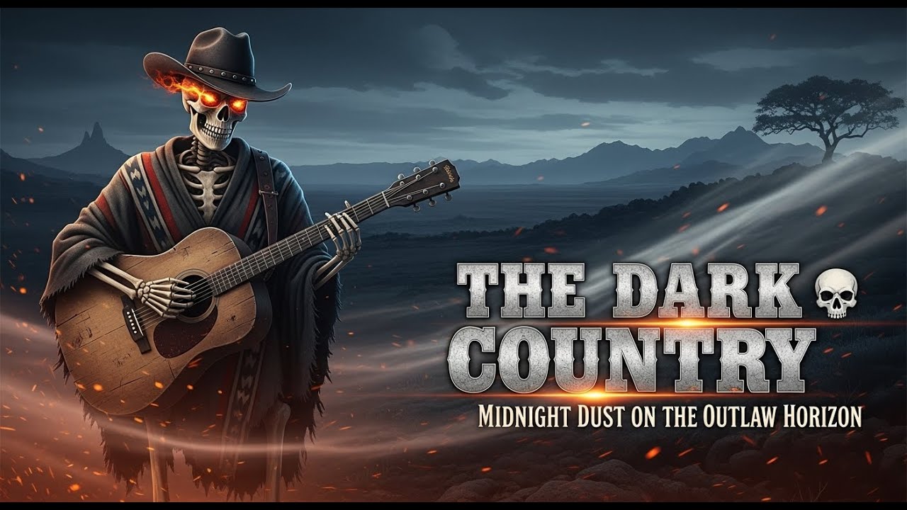 💀 The Dark Country – Midnight Dust on the Outlaw Horizon 🔥 #DarkCountry #WesternNoir