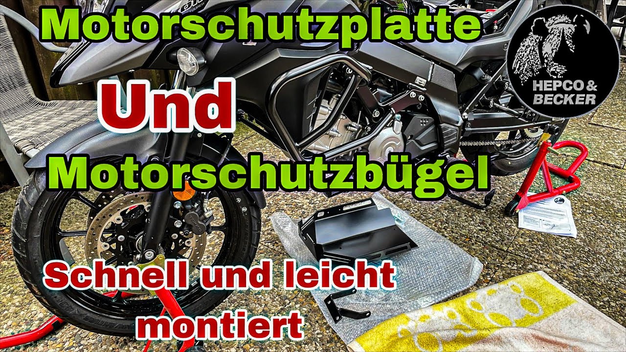 HEPCO&BECKER Motorschutzplatte & Motorschutzbügel einfache und schnelle Montage @HepcoBeckerDACH
