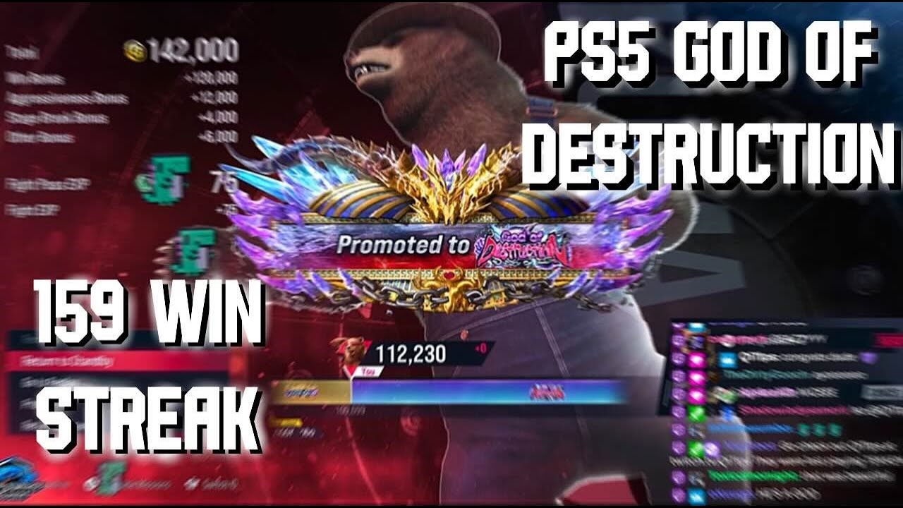 GoD RUN WITH 0 LOSSES (TEKKEN 8 RANK FLAWLESS RUN)