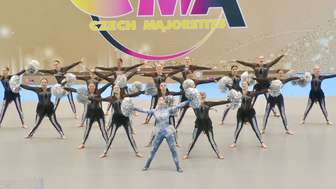 Majorettes *KROKODYL Ostrava* -MIX seniors, Mažoretky / Hradec Kralove 2025