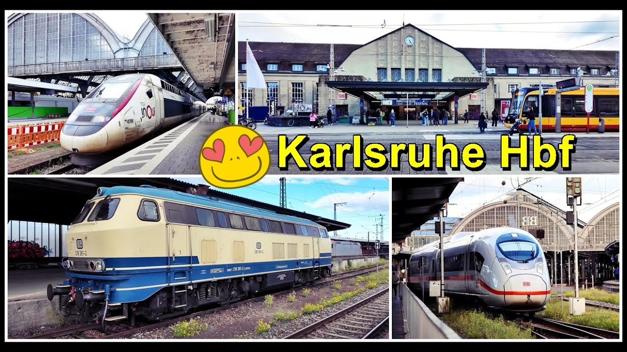 Wunderbare Zugsichtungen beim Karlsruhe Hbf | Deutschland 2025