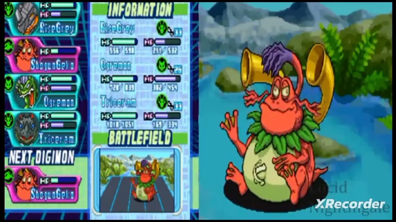 Digimon world ds all bosses/todos los jefes