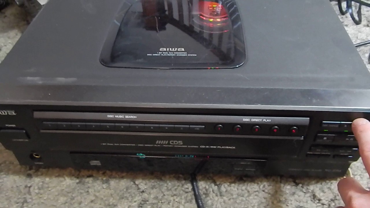 AIWA CD CHANGER XC 37MU PRODUCT REVIEW AND TESTING