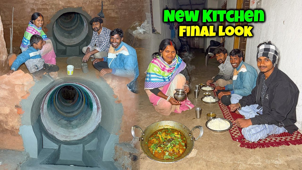New Kitchen Final | मिस्त्री जी को खिलाए चिकन भात