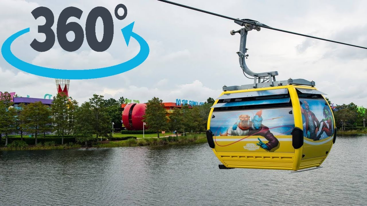 360º Ride on the Disney Skyliner