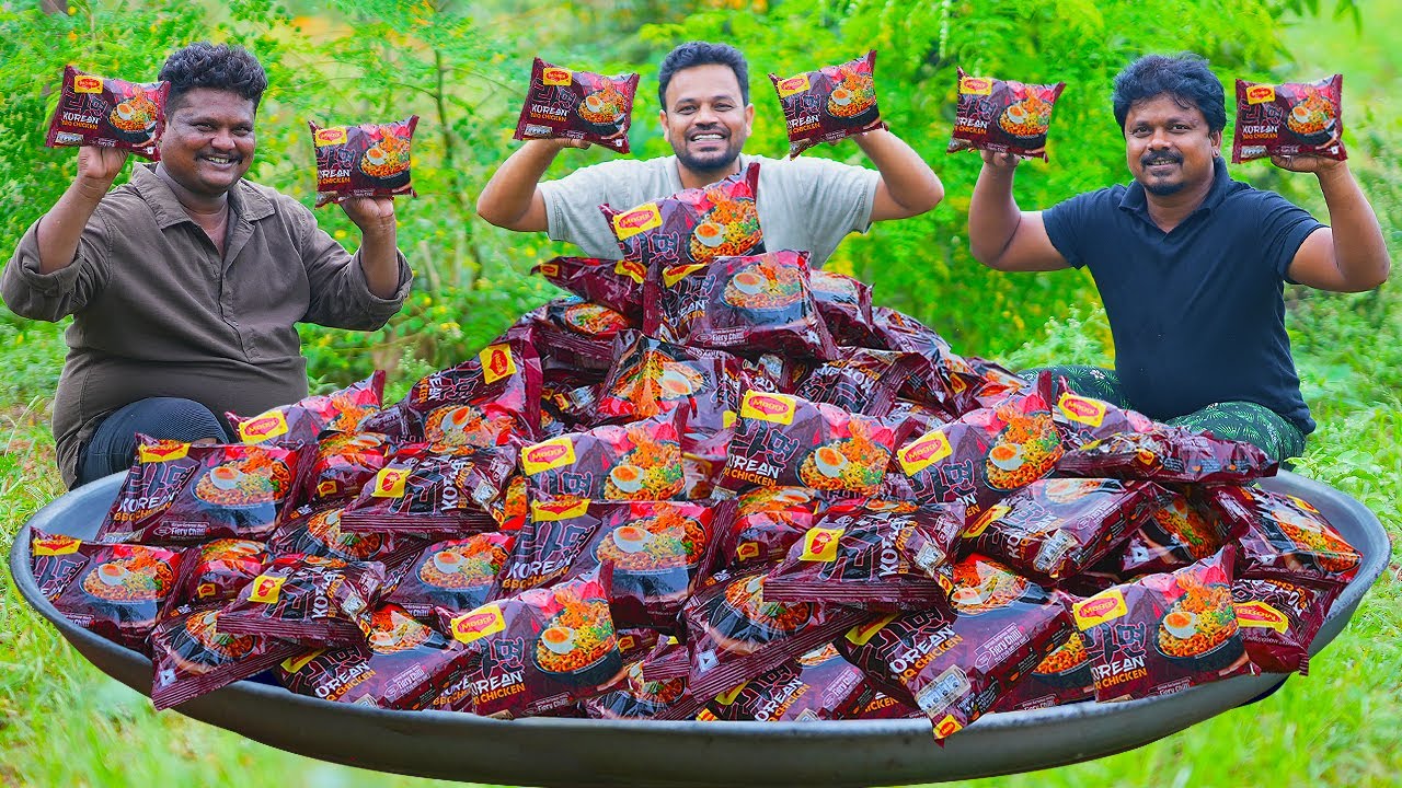 10 самых острых корейских куриных лапш с барбекю | Челлендж по поеданию 10 самых острых корейских...