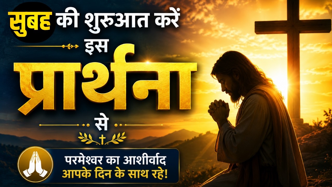 Morning Prayer | सुबह की शुरुआत करें Br. Pk & Sis Amrita Masih | Hindi Bible message & prayer center