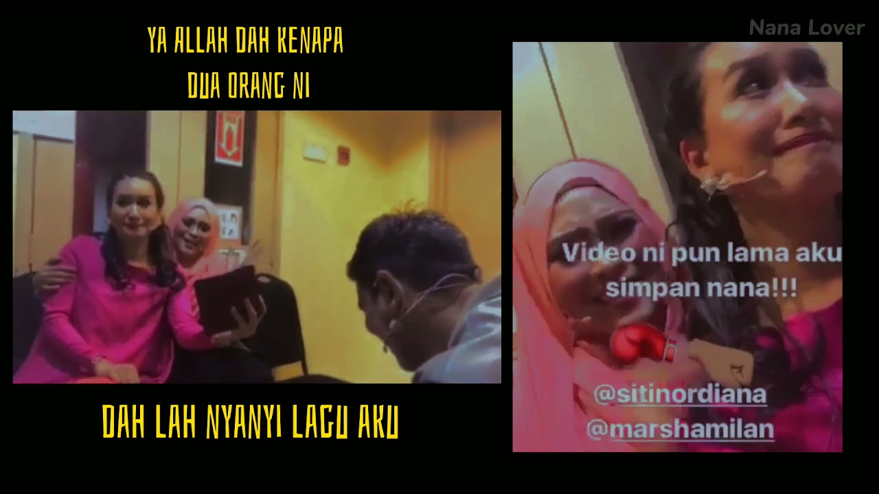 Siti Nordiana & Alif Satar luar tv be like😂
