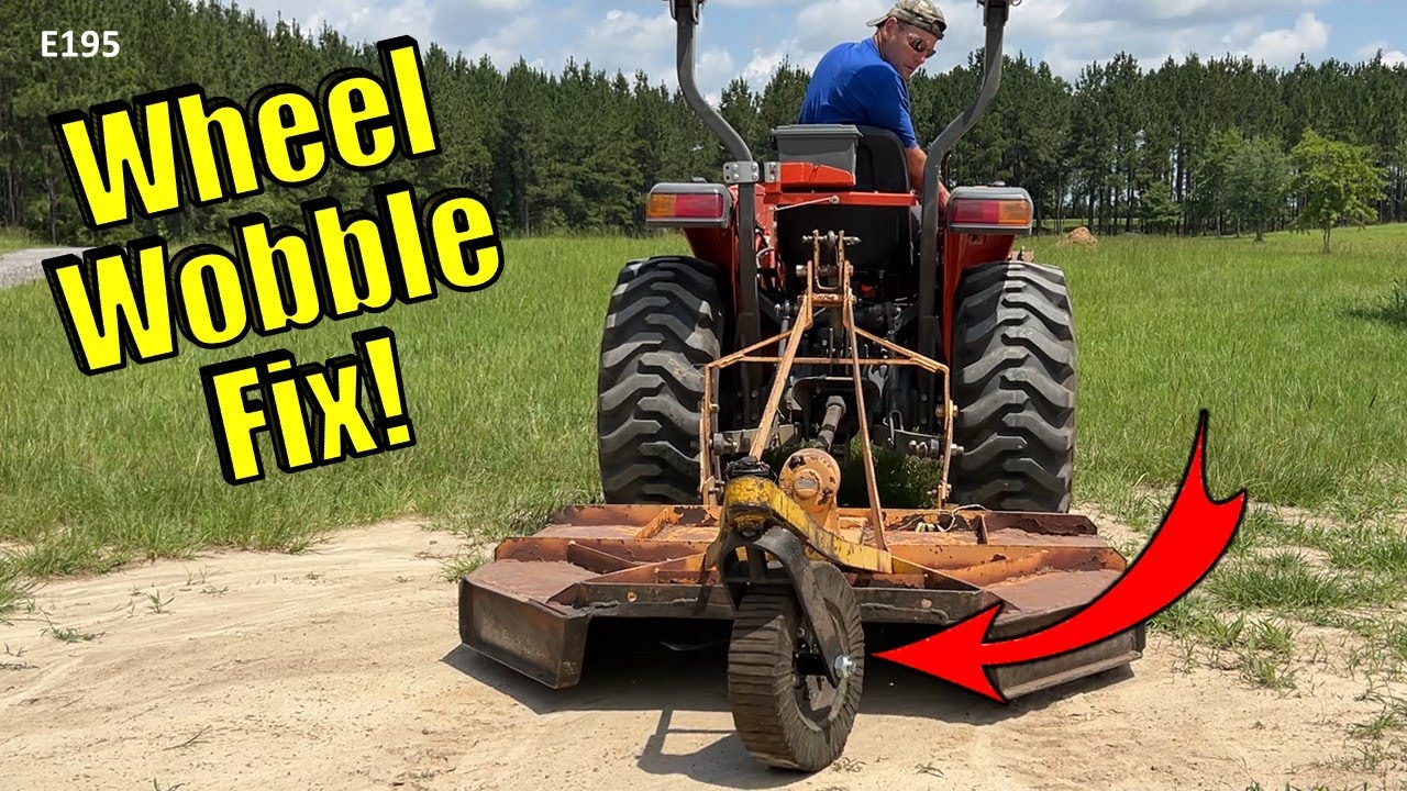 How to Fix a Brush Hog Tail Wheel | Bush Hog Tail Wheel Replacement