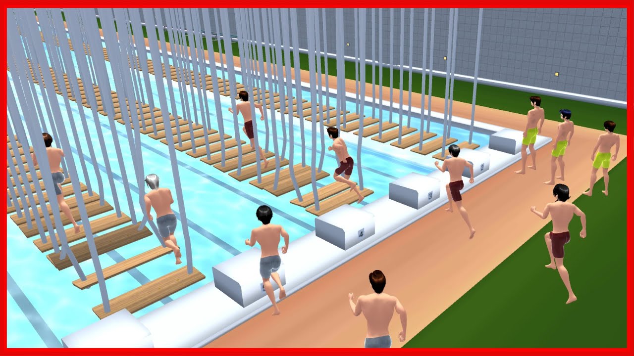 Don't Fall In The Water! || SAKURA School Simulator