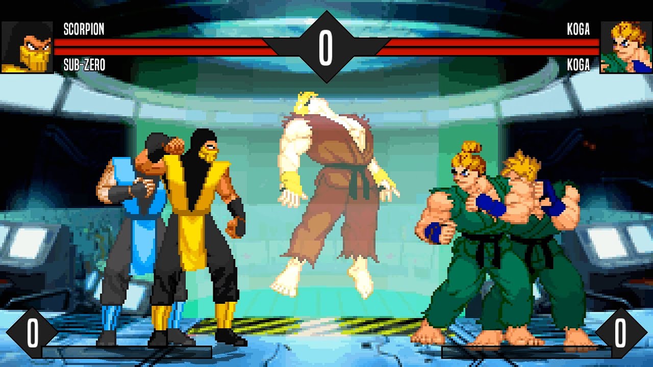 MUGEN - Scorpion & Sub-Zero vs. Koga Bros. - Скачать