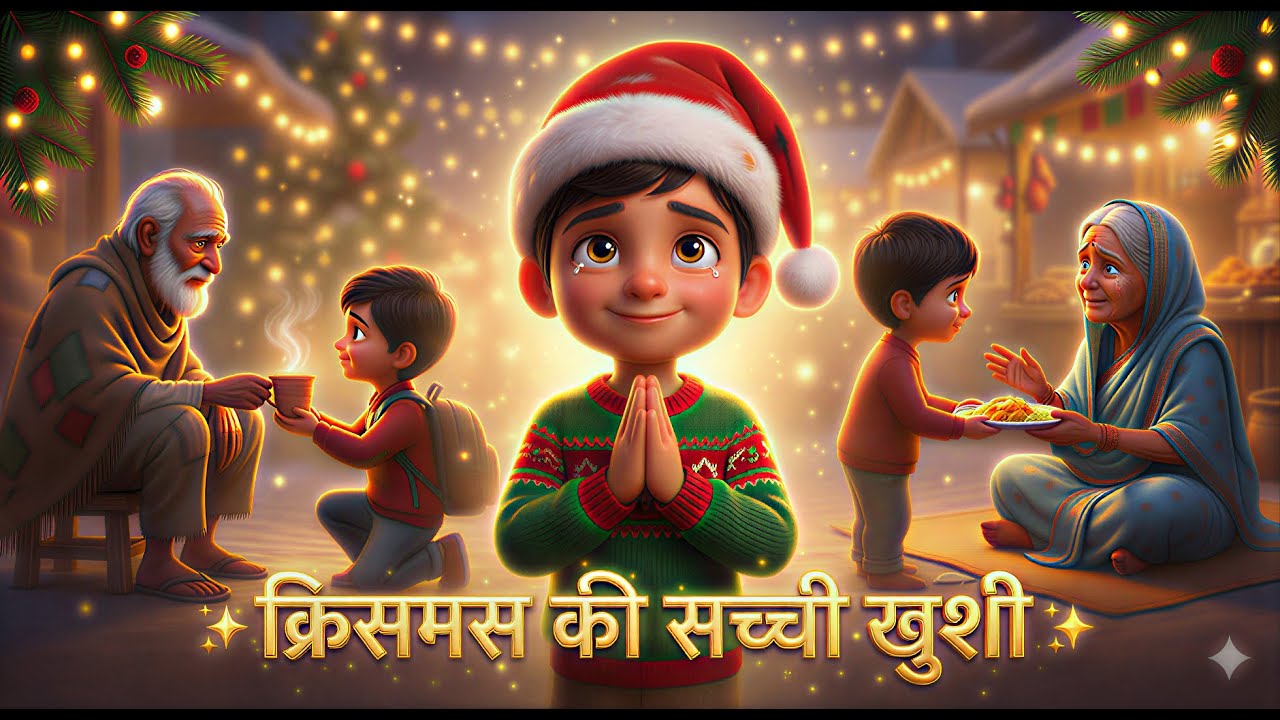 क्रिसमस की सच्ची खुशी |  3D Bible Cartoon