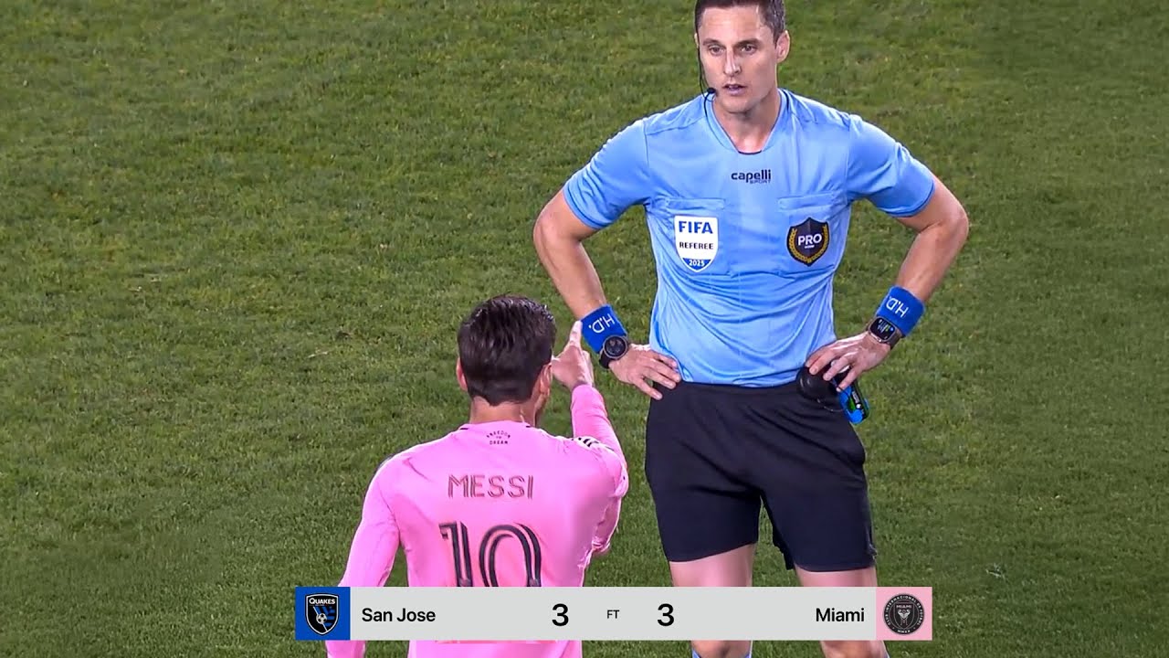 Messi Goes Off on Referee! 🚨 | Wild Ending vs San Jose | 14/05/2025