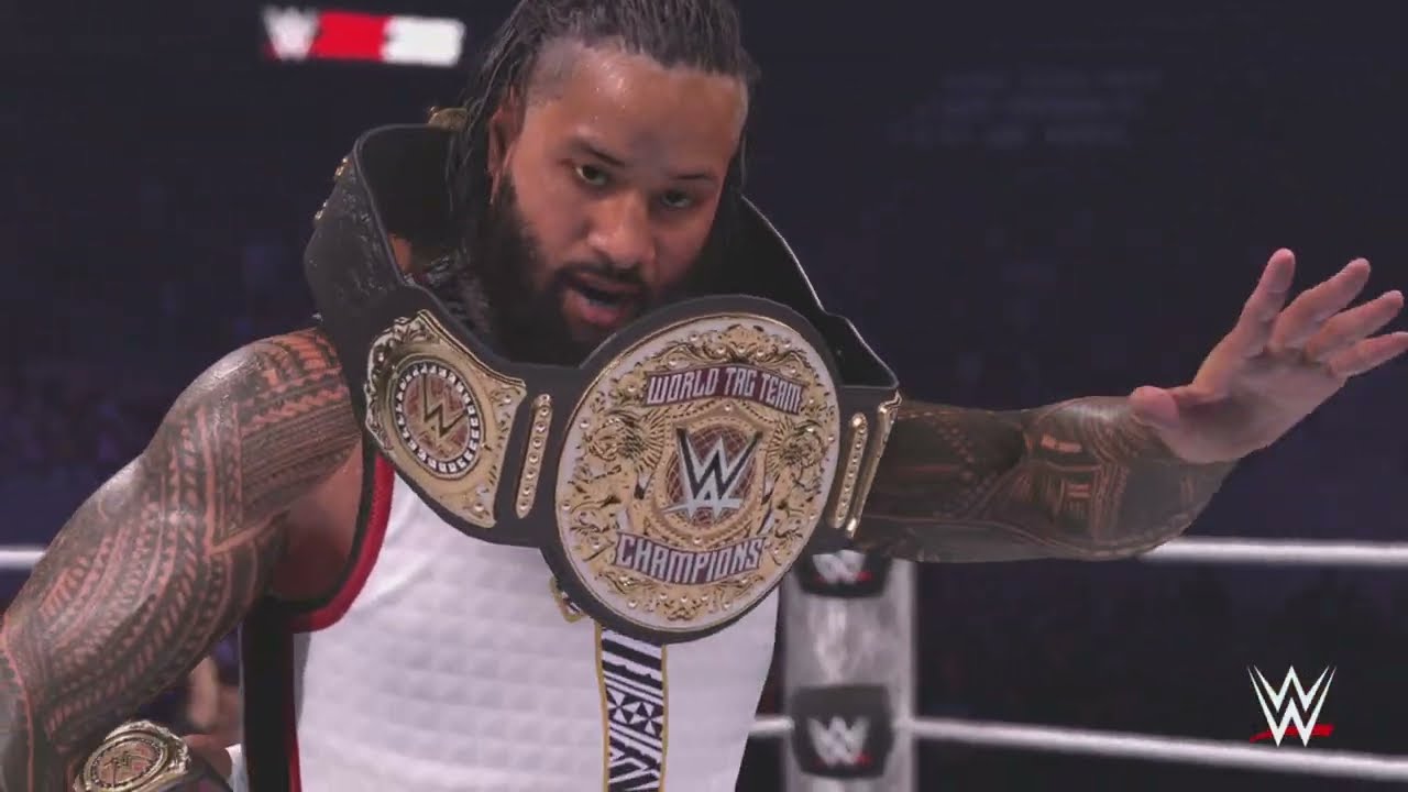 WWE 2K26 Wrestlemania Vegas AJ Styles & Dragon Lee 🆚 The Usos World Tag Team Championship