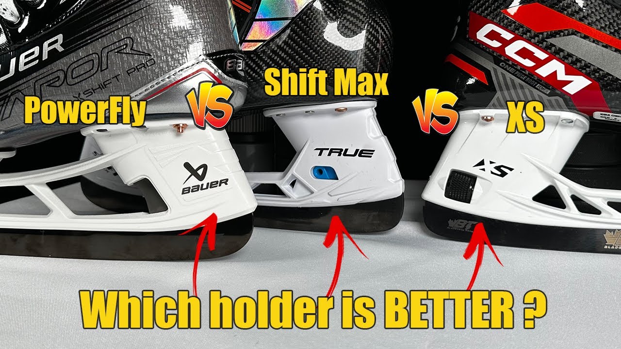 Какой держатель для хоккейного лезвия лучше? Bauer PowerFly, True SHIFT MAX и CCM XS