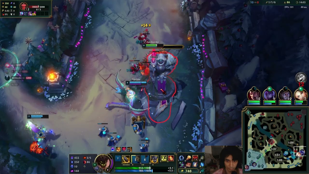 AP Malphite botlane gameplay