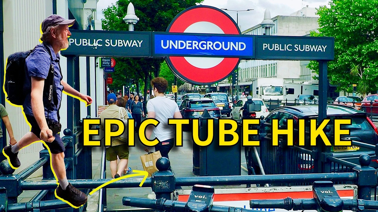 Walking the entire Circle Line in a day | Epic London Tube Walk (4K)
