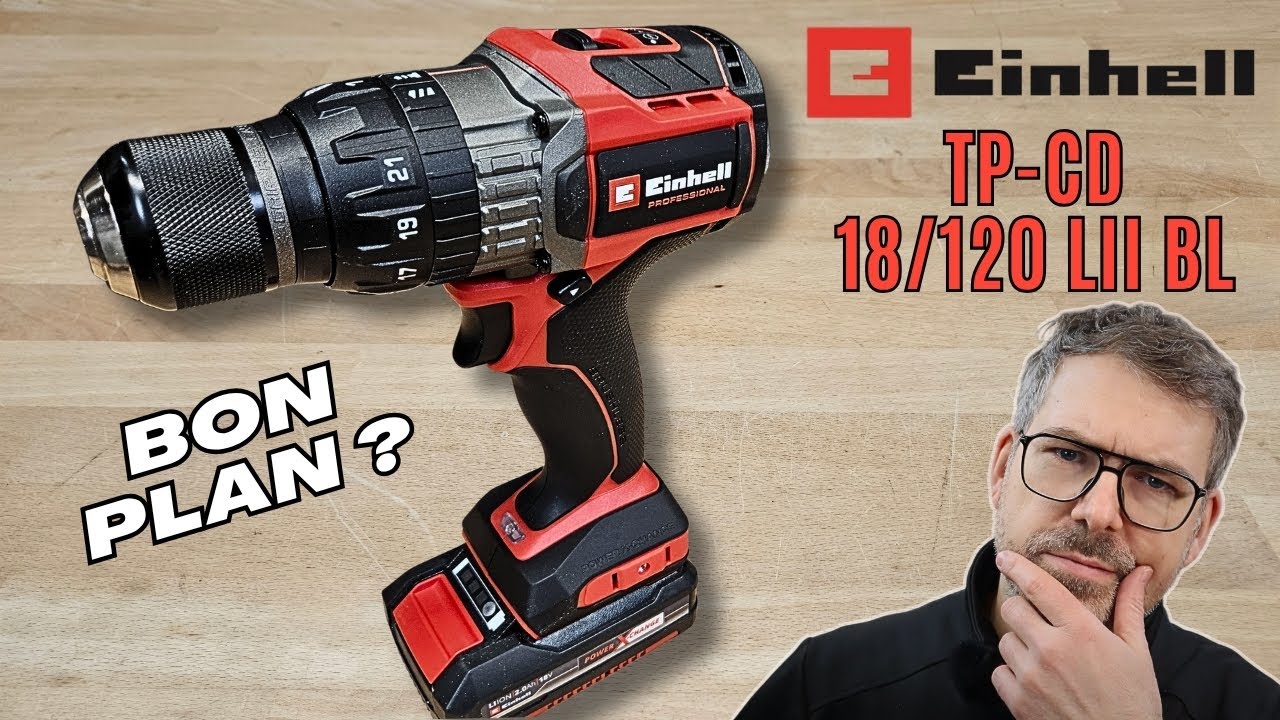 Perceuse visseuse à percussion Einhell Professional TP CD 18/120 lii BL : TEST / AVIS