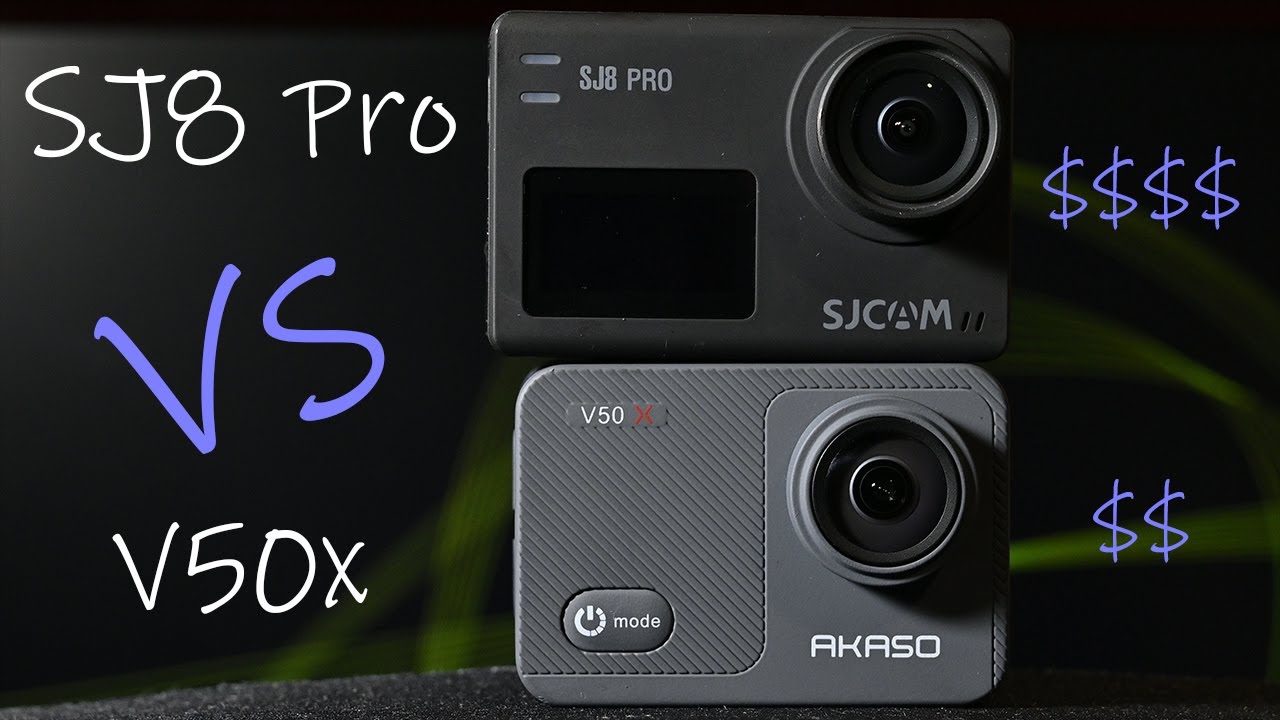 Is 2x the Cost Worth it? || Action Cam Comparison || Akaso V50x vs SJCam SJ8 Pro