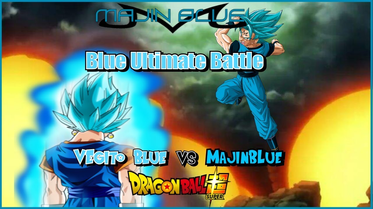 DBS: Vegito Blue vs MajinBlue [Blue UltimateBattle] (500 Subscriber Special) - MajinBlue