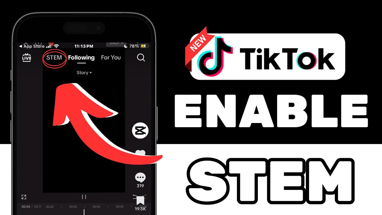 How To Enable Stem Option On TikTok