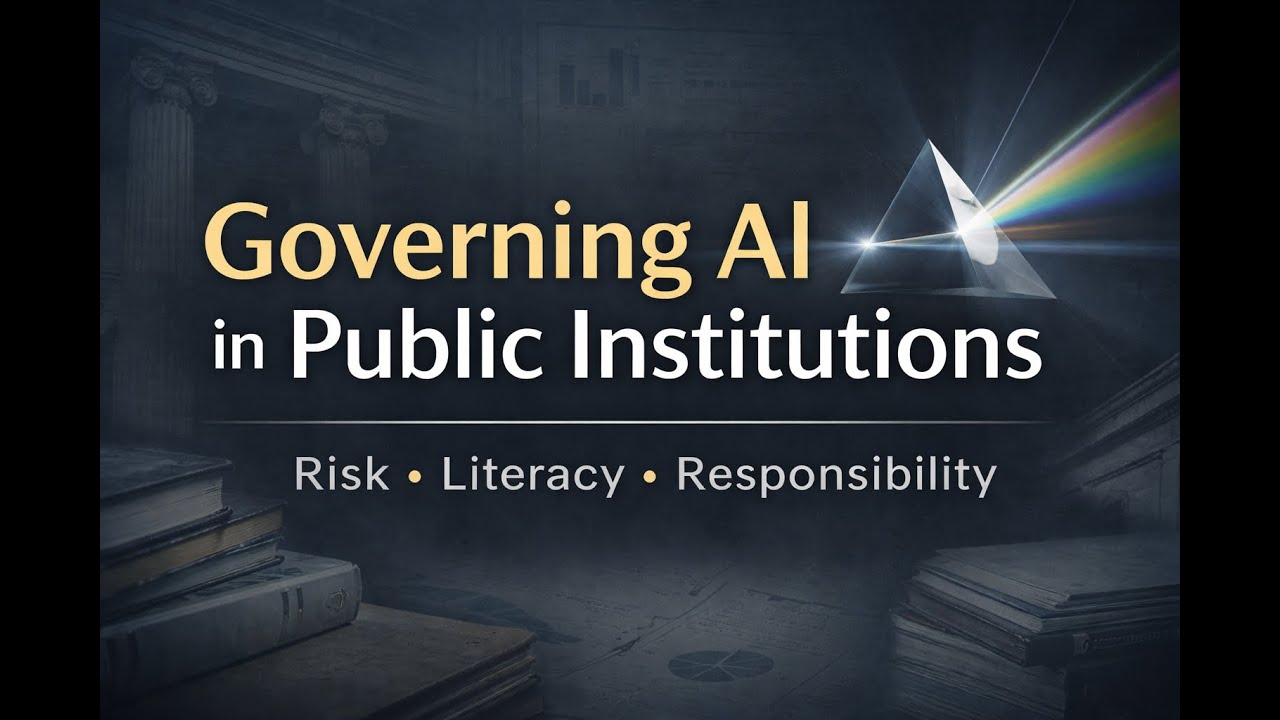Governing AI in Public Institutions: Risk, Literacy, and Institutional Responsibility