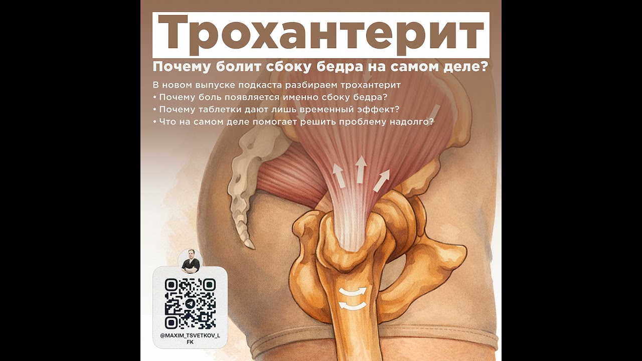 Трохантерит. Почему болит сбоку бедра на самом деле?