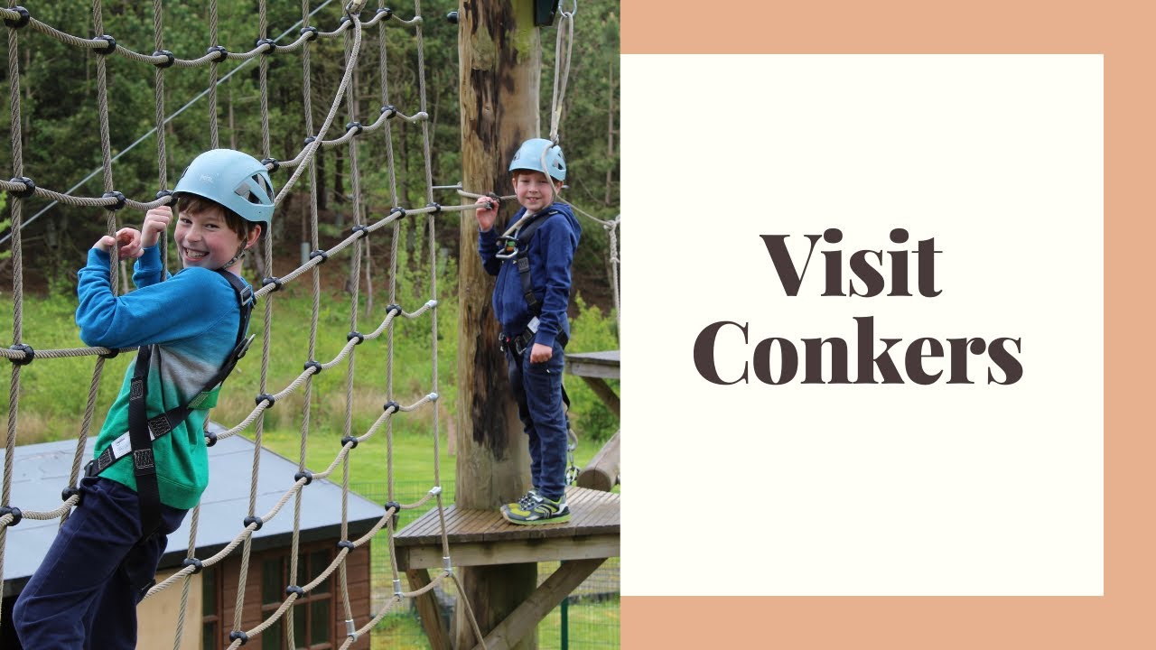 Conkers Family Day out and Vertigo low and High Ropes