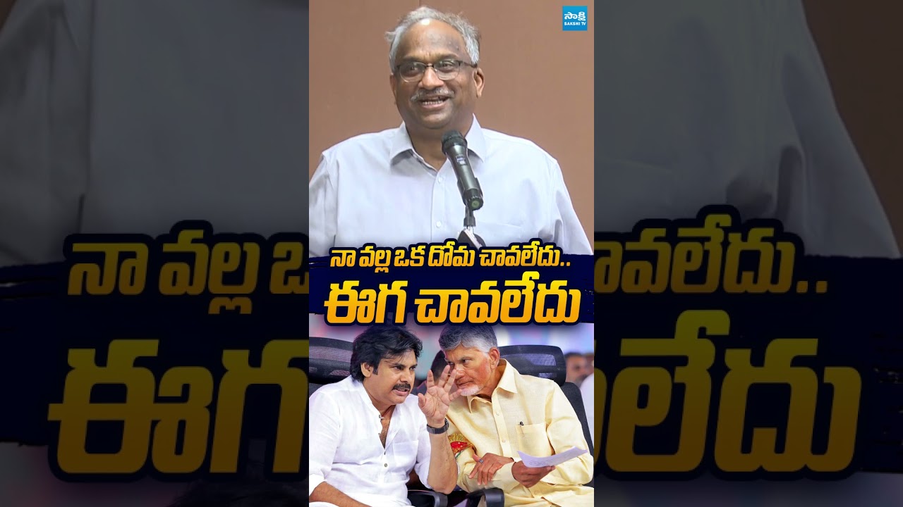 నా వల్ల ఒక దోమ చావలేదు.. ఈగ చావలేదు.. #ProfessorKNageshwarRao #chandrababu #pawankalyan #sir