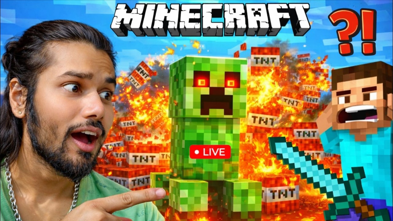 🔴 Day - 1 Playing Minecraft Live || Kilzo Gaming