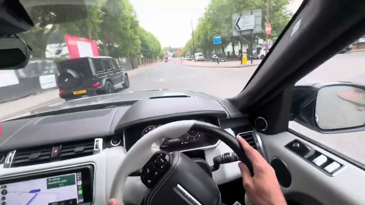 Driving A Range Rover SVR in London