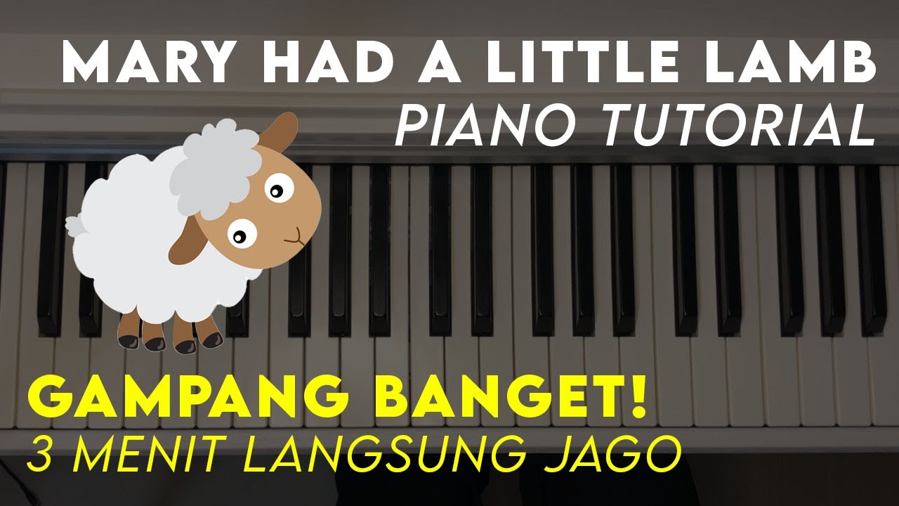 Belajar Piano 3 Menit - Mary Had A Little Lamb | Fast Piano Lesson
