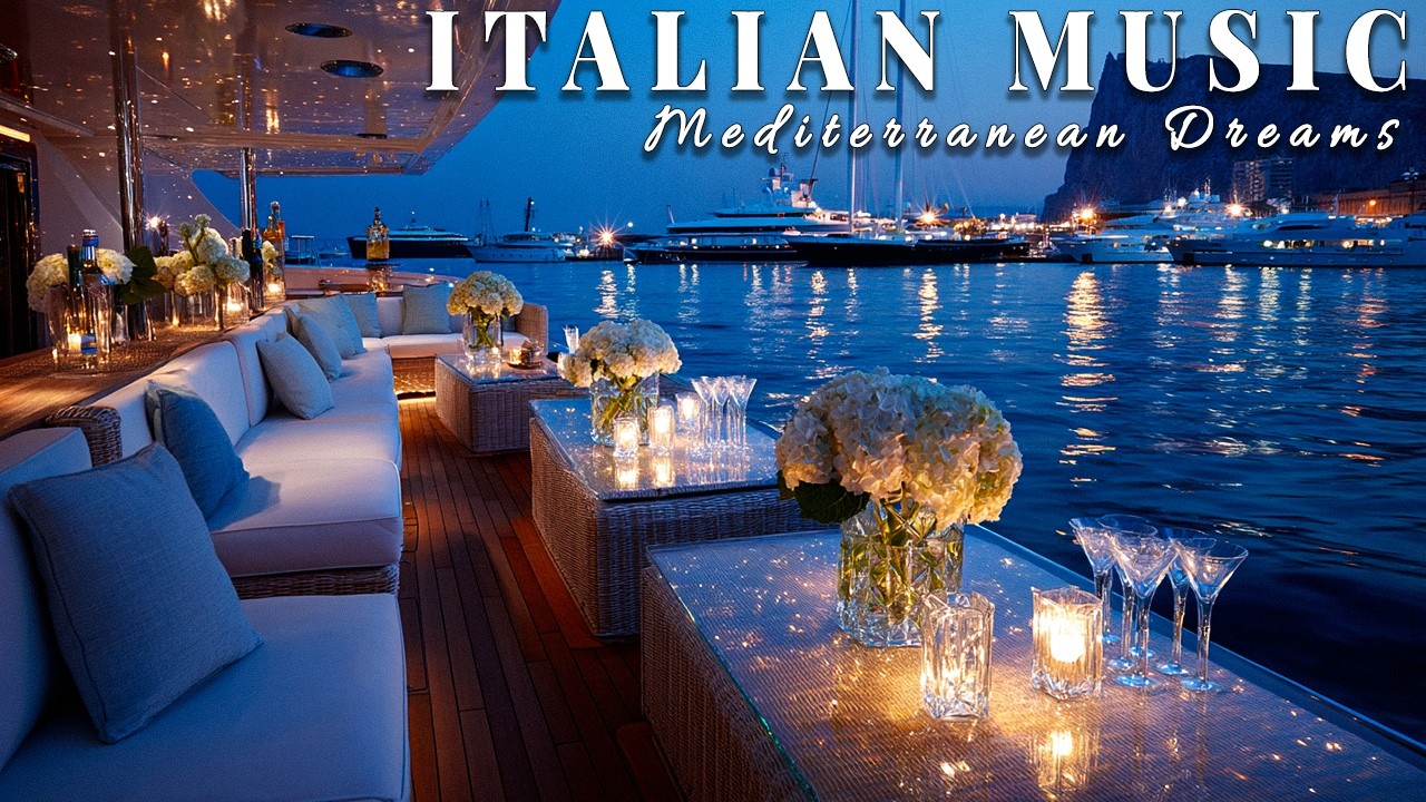 🎶 Italian Vibes & Mediterranean Music 🎶 2+ Hours Scenic Amalfi Coast & Lake Como Relaxation 4K