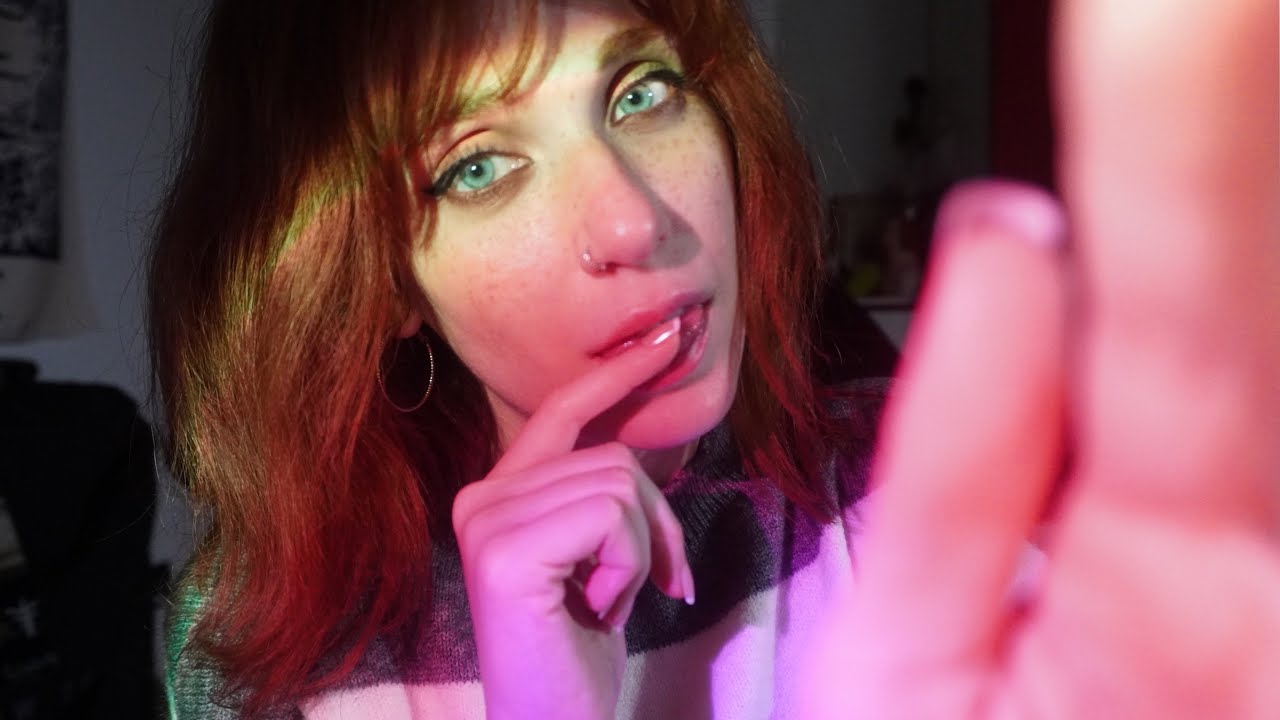 ASMR ~ Spit Painting You and Camera Touching 💦 Wet Mouth Sounds
